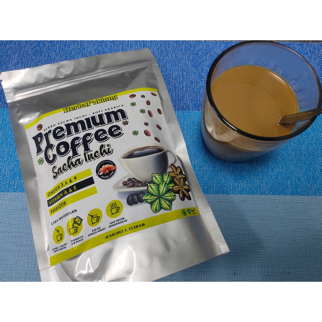 KOPI SACHA INCHI ARABIC GUM MINYAK SACHA INCHI ORIGINAL OMEGA 3 6 9