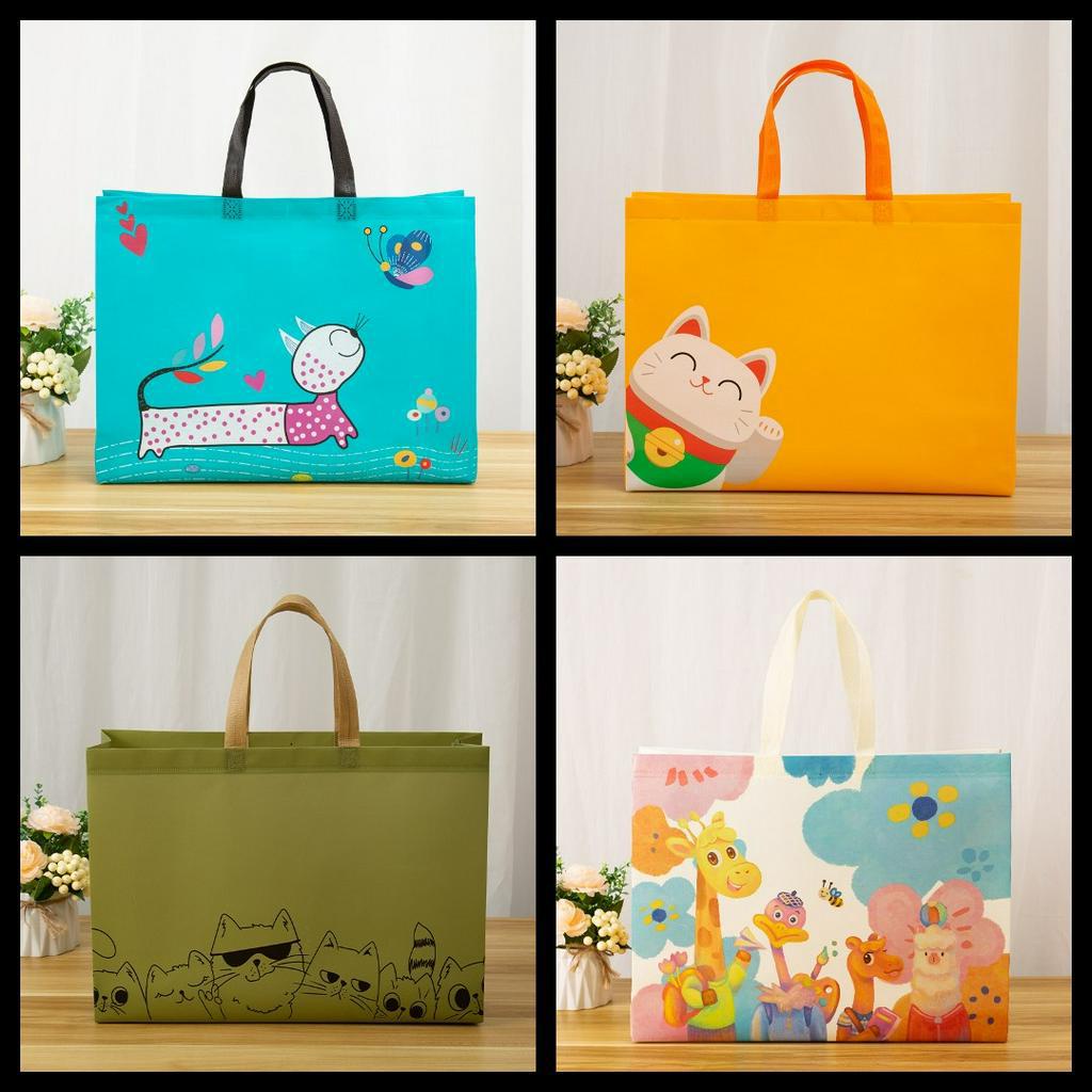 Superb cute Non Woven Bag Tote Bag Shopping Bag Size Large Medium Small Beg Premium Free gift Bag Eco Bag