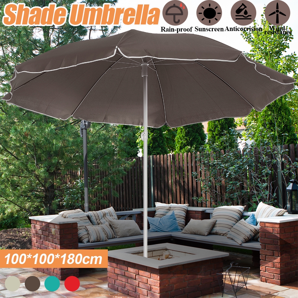 Parasol Outdoor Patio Garden Umbrella Cover Shield Sun Shade Protect Waterproof