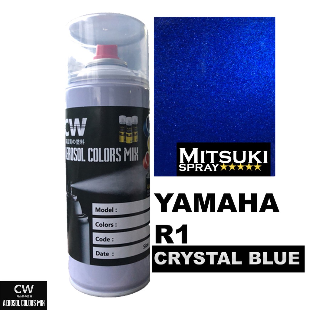 Yamaha Crystal Blue Y15912 2K Paint CW Spray 370ml Shopee Malaysia