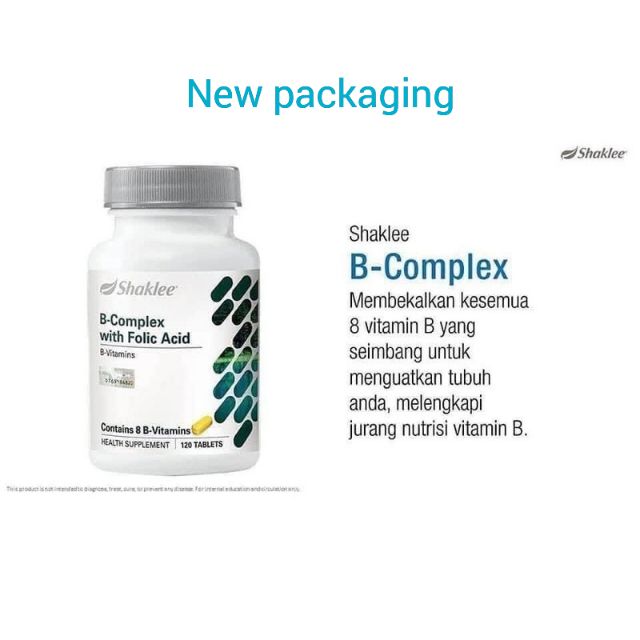 manfaat b complex shaklee