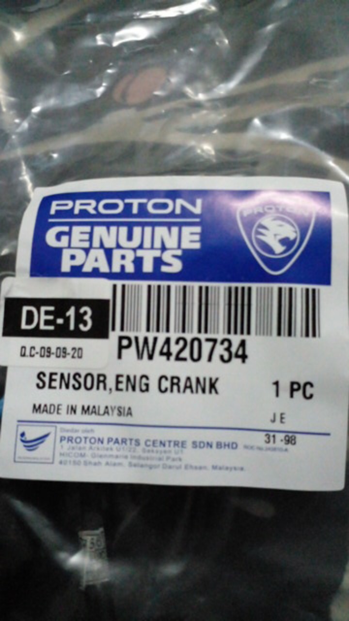 OPW420734 Genuine Part Engine Crank Sensor Proton Waja 1.6 MMC 