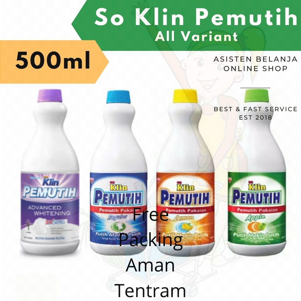 So KLIN 500 ml Bleaching Clothing Whitening Soklin 500ml Lavender