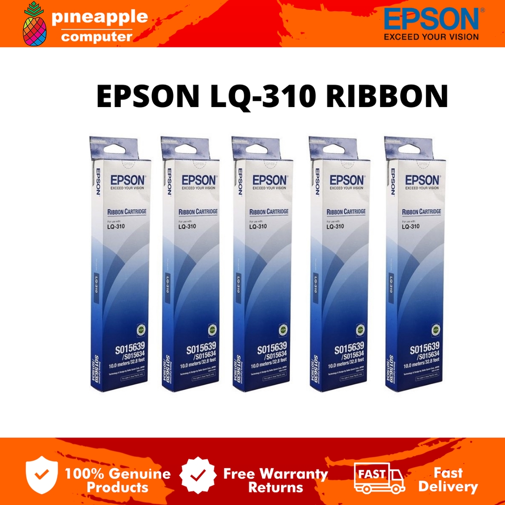 Epson LQ310 Ribbon Cartridge (5 Units) C13S015639 Shopee Malaysia