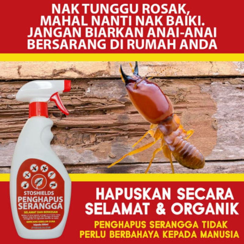 STOSHIELDS TERMITES KILLER - RACUN ANAI-ANAI - PEST CONTROL 