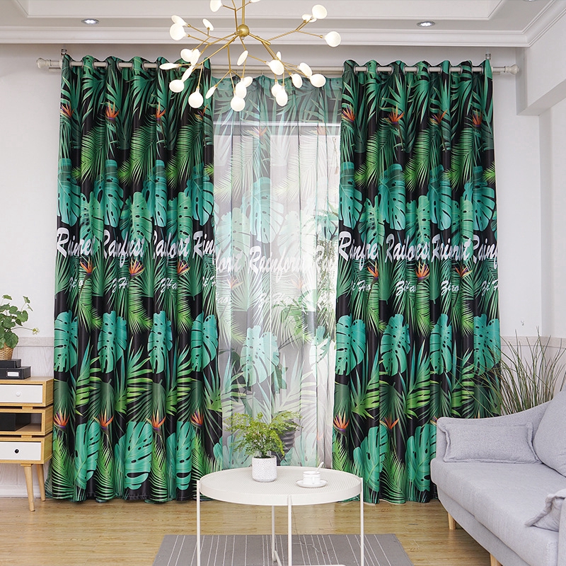 Nordic Blackout Curtain Fabric Curtains For Living Dining Room