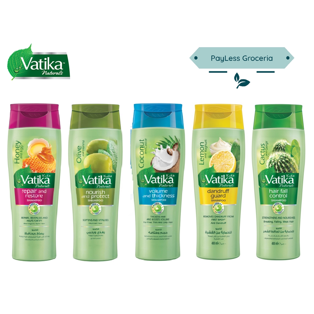 Dabur Vatika Shampoo Dandruff Hairfall Volume 400ml Shopee Malaysia