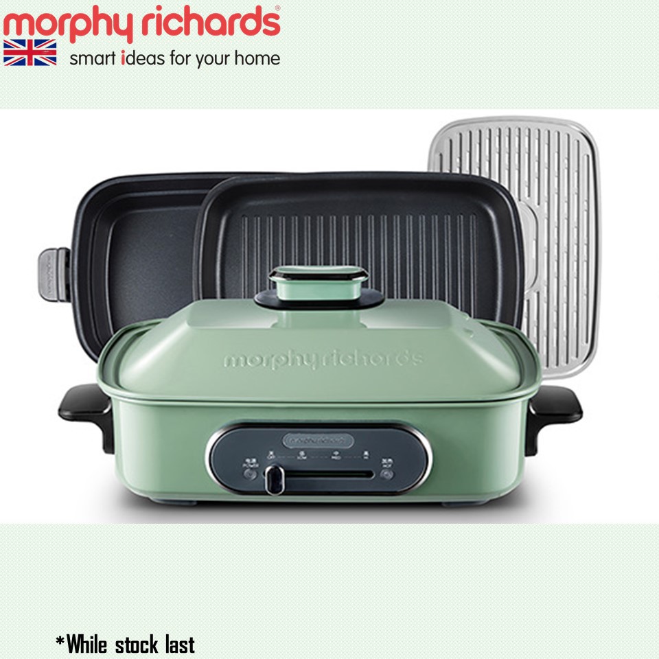 Morphy Richards 3 in 1 Multi Cooker Pot 562011(Green) Shopee Malaysia