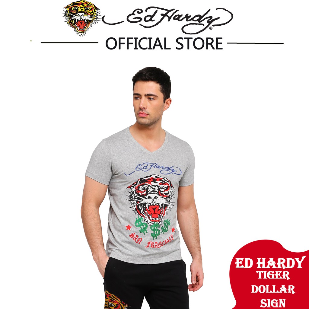 ed hardy v neck t shirts