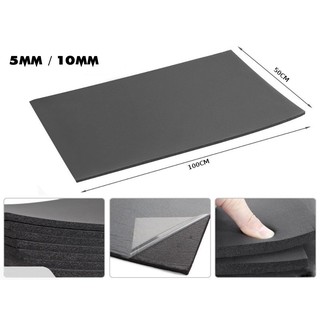 Black Car Sound Proofing Cotton Deadening Insulation Self 