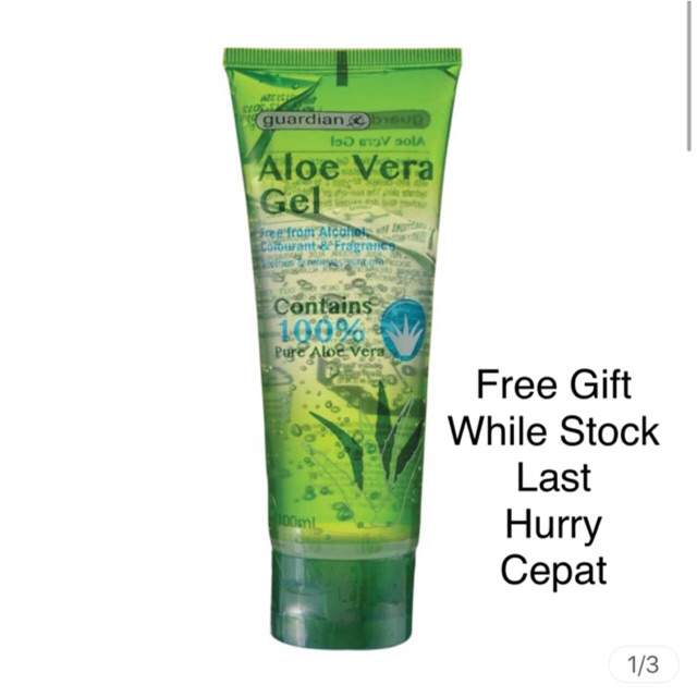 🌸MCOShip24hrs🌸 GUARDIAN 100 Aloe Vera Gel Vitamin E Facial Face Skin