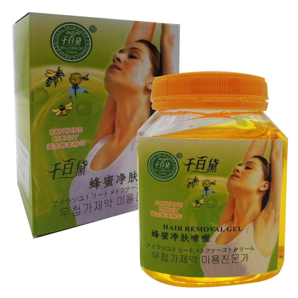 Hair Removal Gel Natural Hair Removal Cold Wax Honey Shopee Malaysia