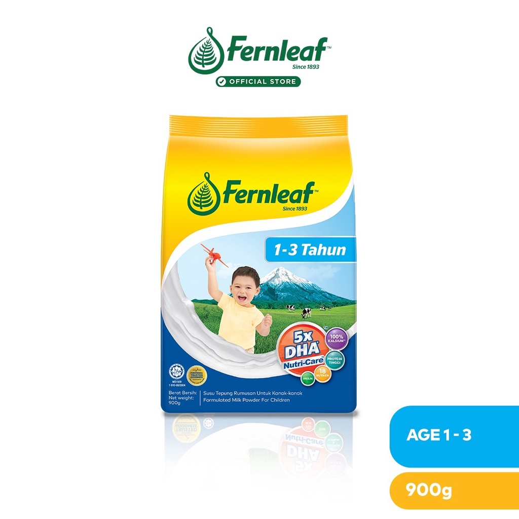 Fernleaf Milk Powder For Children 1 3 Years 900g Shopee Malaysia