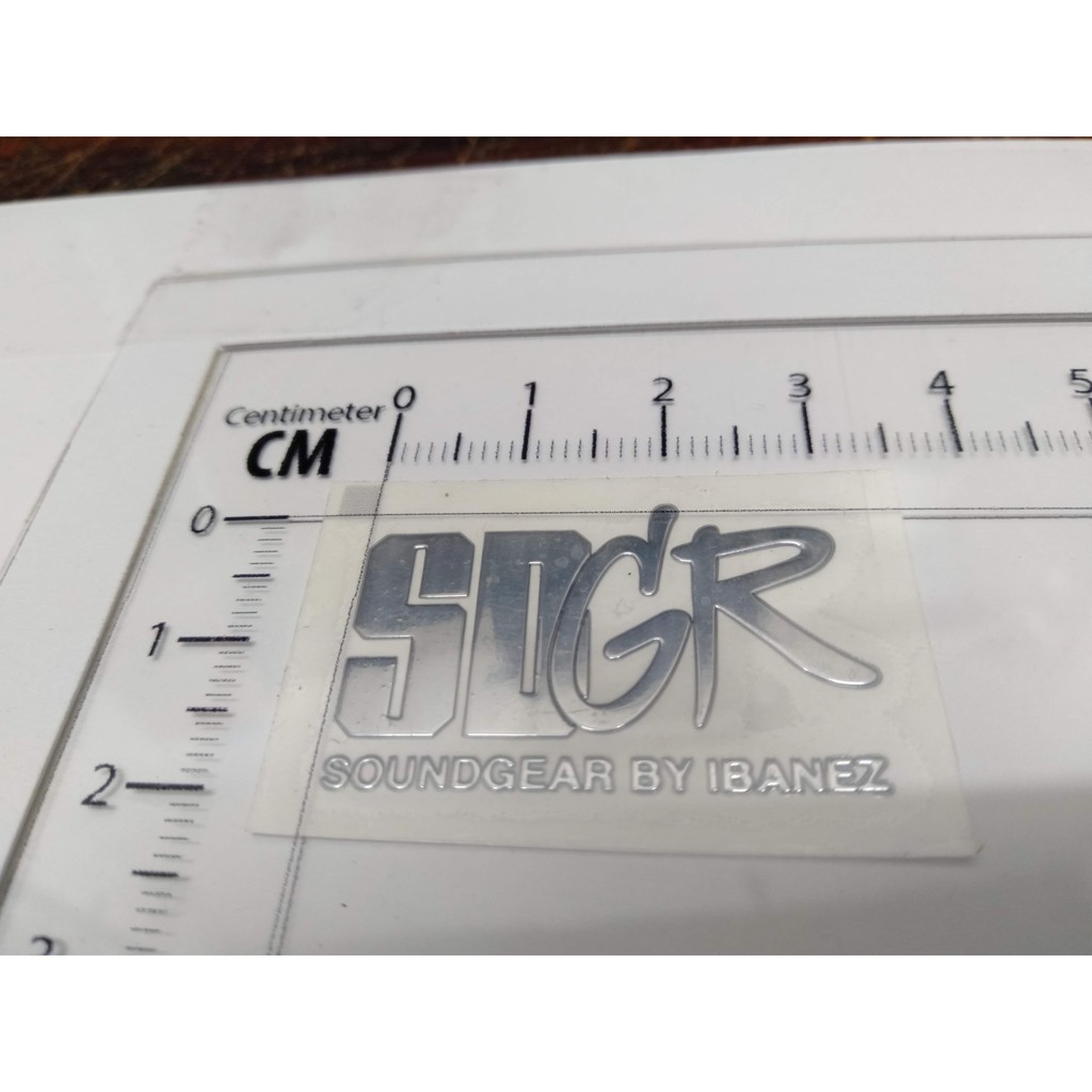 Ibanez Soundgear SDGR Metal Chrome Logo | Shopee Malaysia