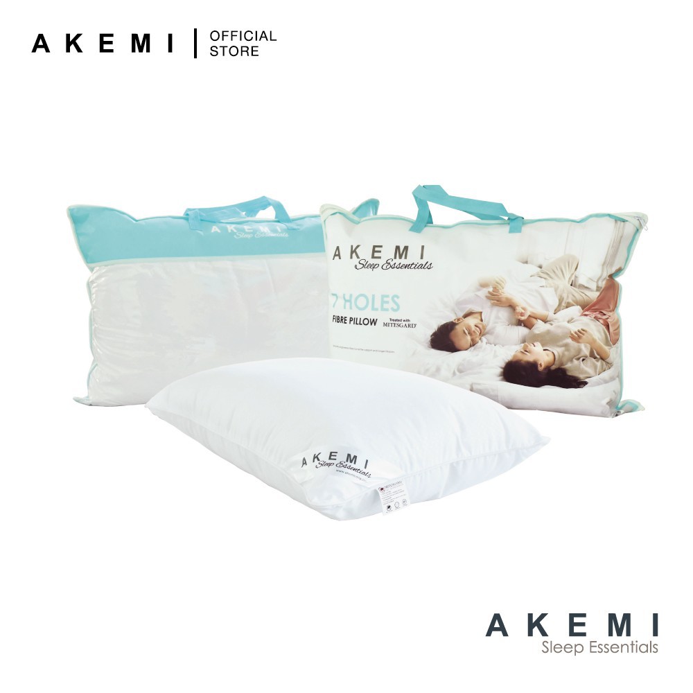 perkakas rumah AKEMI Sleep Essentials 7 Holes Pillow