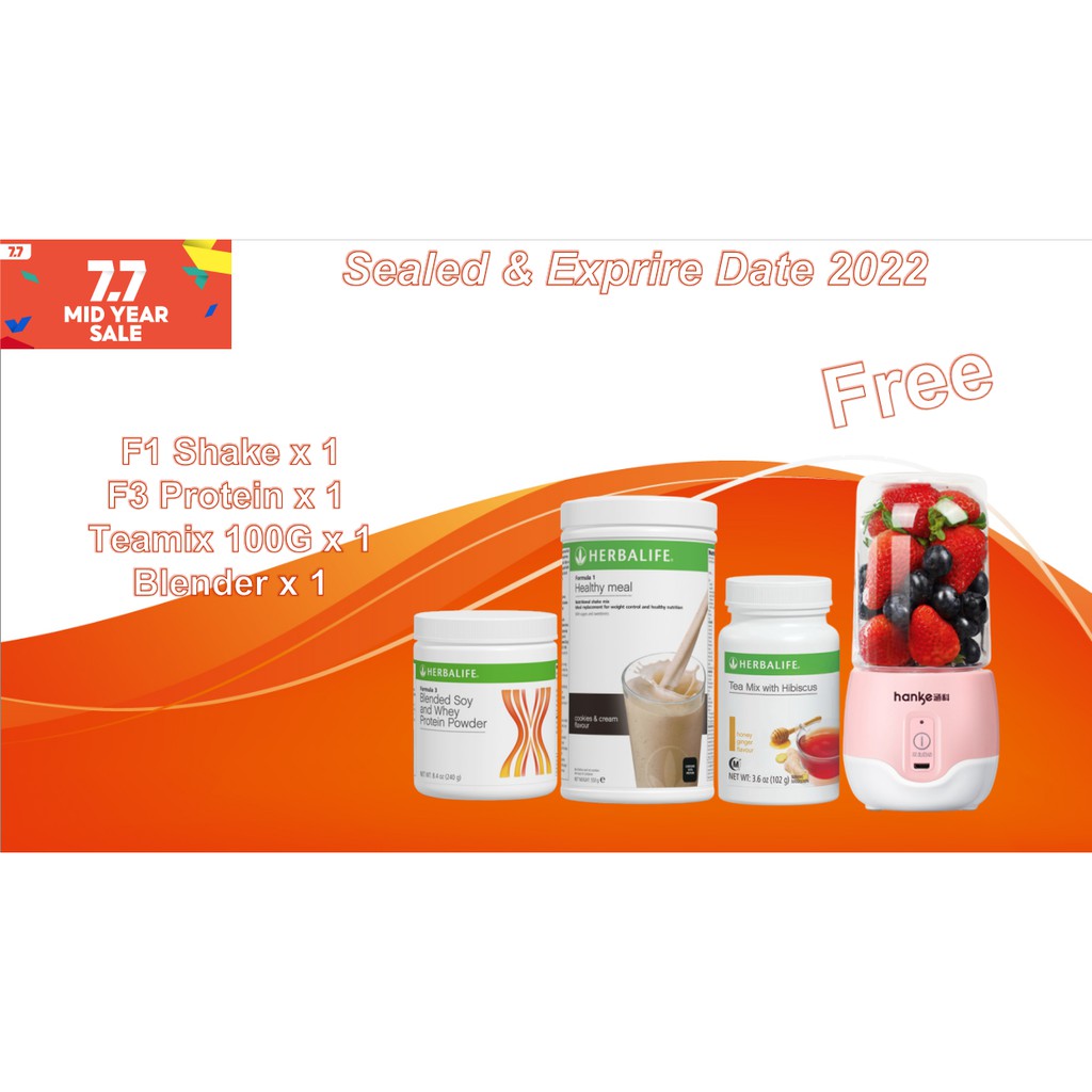 Promotion Herbalife Start Now Pack F1 Flavors F3 Protein 