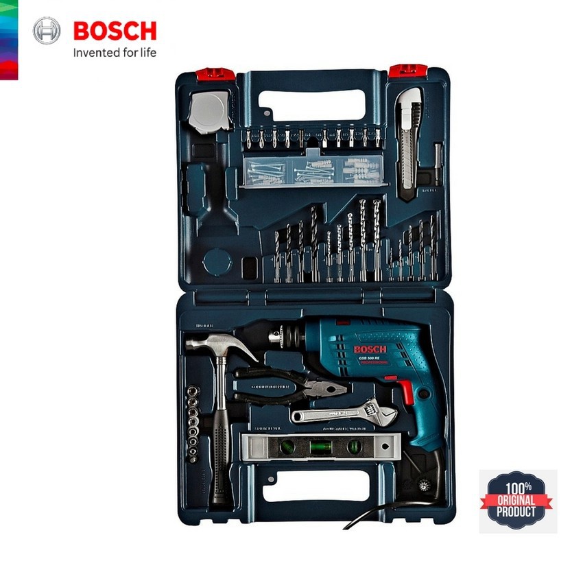 BOSCH GSB 500Re Professional Impact Drill Kit Set - 06011A01L0