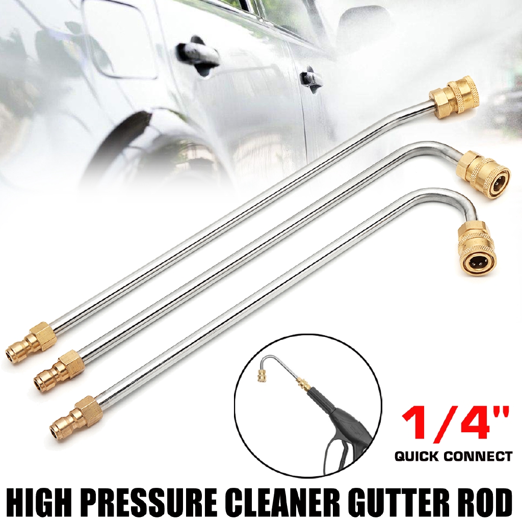 35cm 1//4/" High Pressure Elbow Washer Gutter Cleaner Lance//Wand Quick Connect Hot