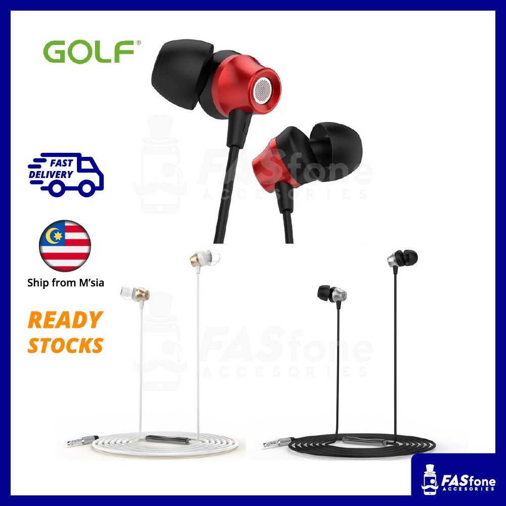 Ori GOLF Wired headset earphone 3.5mm Plug Jack Android and IOS device