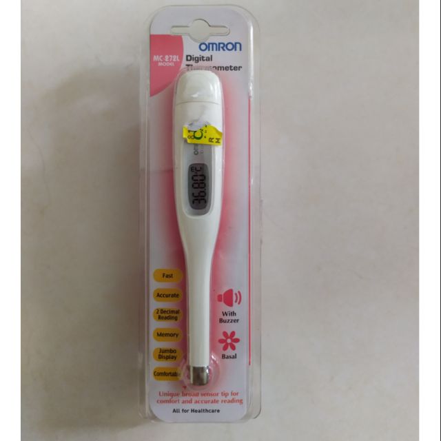 Omron MC272L Digital Basal Ovulation Thermometer Shopee Malaysia