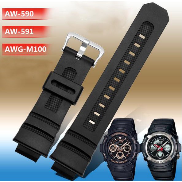 casio rubber watch bands
