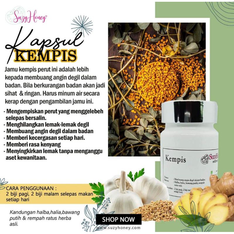 Set Pemulihan Dalaman Wanita Suzyhoney Tombong Cyst Fibroid Shopee Malaysia