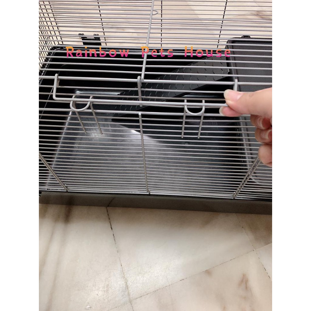 Ready Stock] R3H-1 small animal cage/rabbit cage/guinea pig cage | Shopee  Malaysia