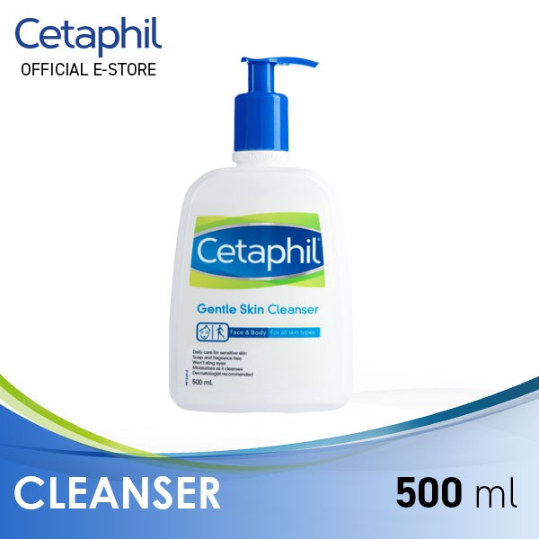 CETAPHIL GENTLE SKIN CLEANSER FOR FACE & BODY 500ML