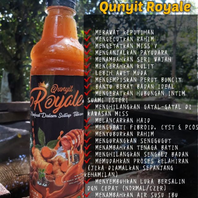 Jus Kunyit Qunyit Royale 100 Homemade