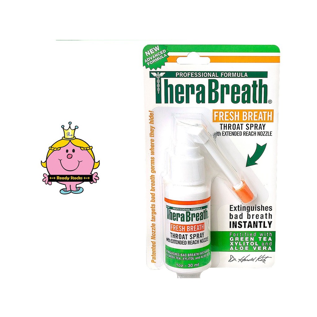 TheraBreath Fresh Breath Throat Spray 30ml Shopee Malaysia