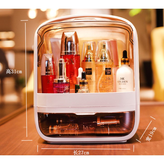 🎁KL STORE✨  Elegant Makeup Cosmetic Organizer Storage Box Case Basket Containe