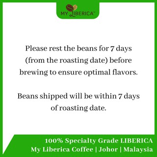 🔥HOT ITEM🔥 Coffee Grounds ♪ MY LIBERICA  FRESH ROASTED COFFEE BEAN - 200G | SPECIALTY GRADE ...