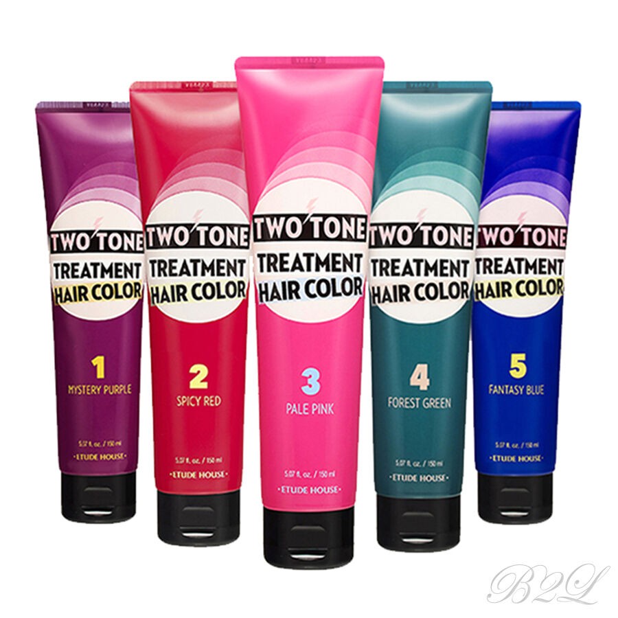 [ETUDE HOUSE] Two Tone Treatment Hair Color 150ml / Hair Dye Cream in 10 minutes