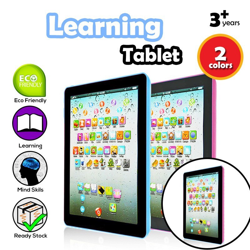 Baby Tablet Educational Toys Girls Toy For 1-3 Year Old Toddler Learning English 