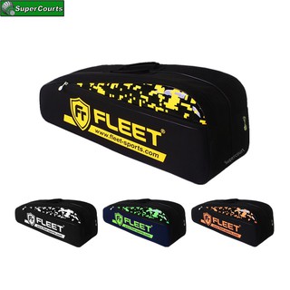 Fleet 2-Zips Bag with Long side and Shoe zip Pocket FT11 Badminton Bag (1 pcs)