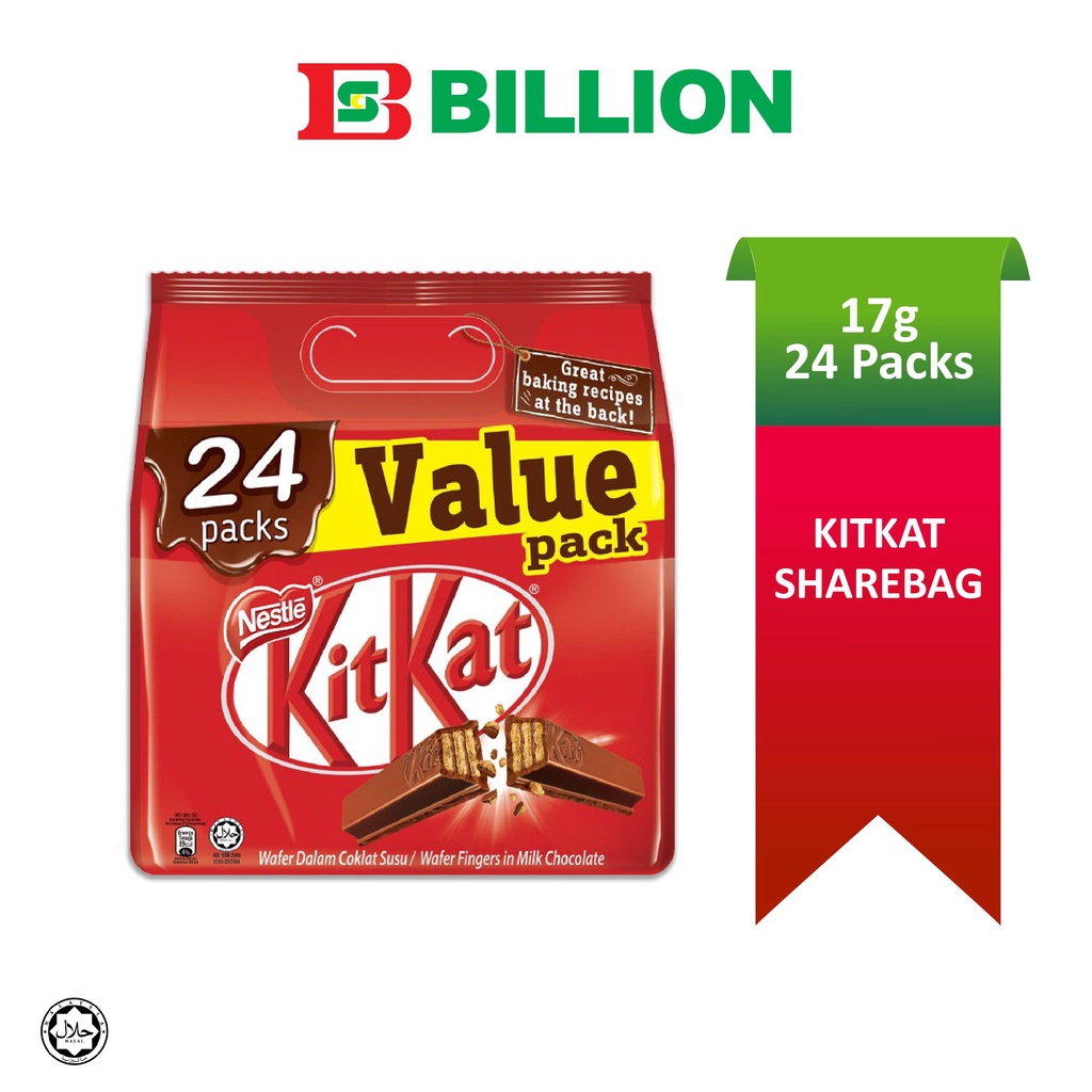KIT KAT Share Bag 17g x 24's Shopee Malaysia