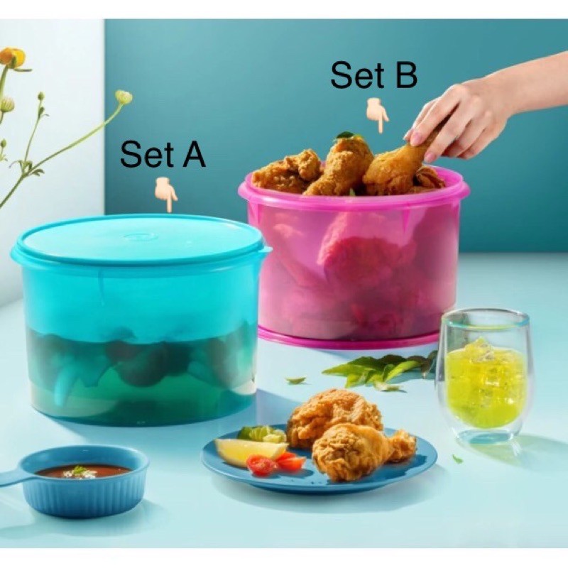 Tupperware Jumbo canister (1pc) 5L