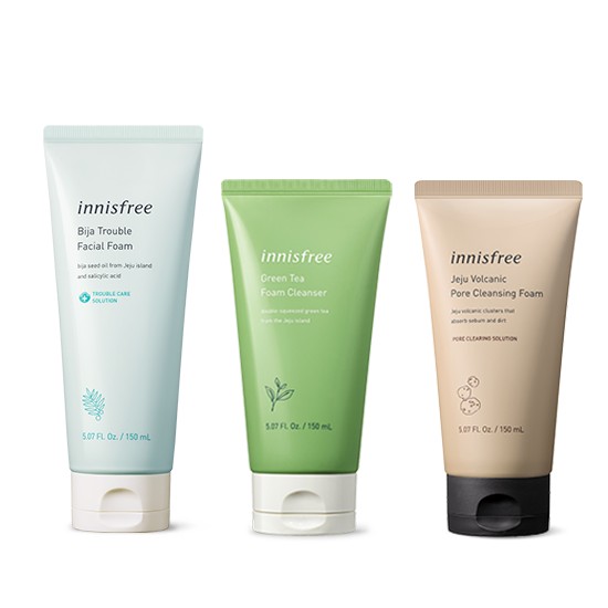 innisfree bija facial foam