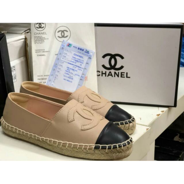 chanel slip on shoes