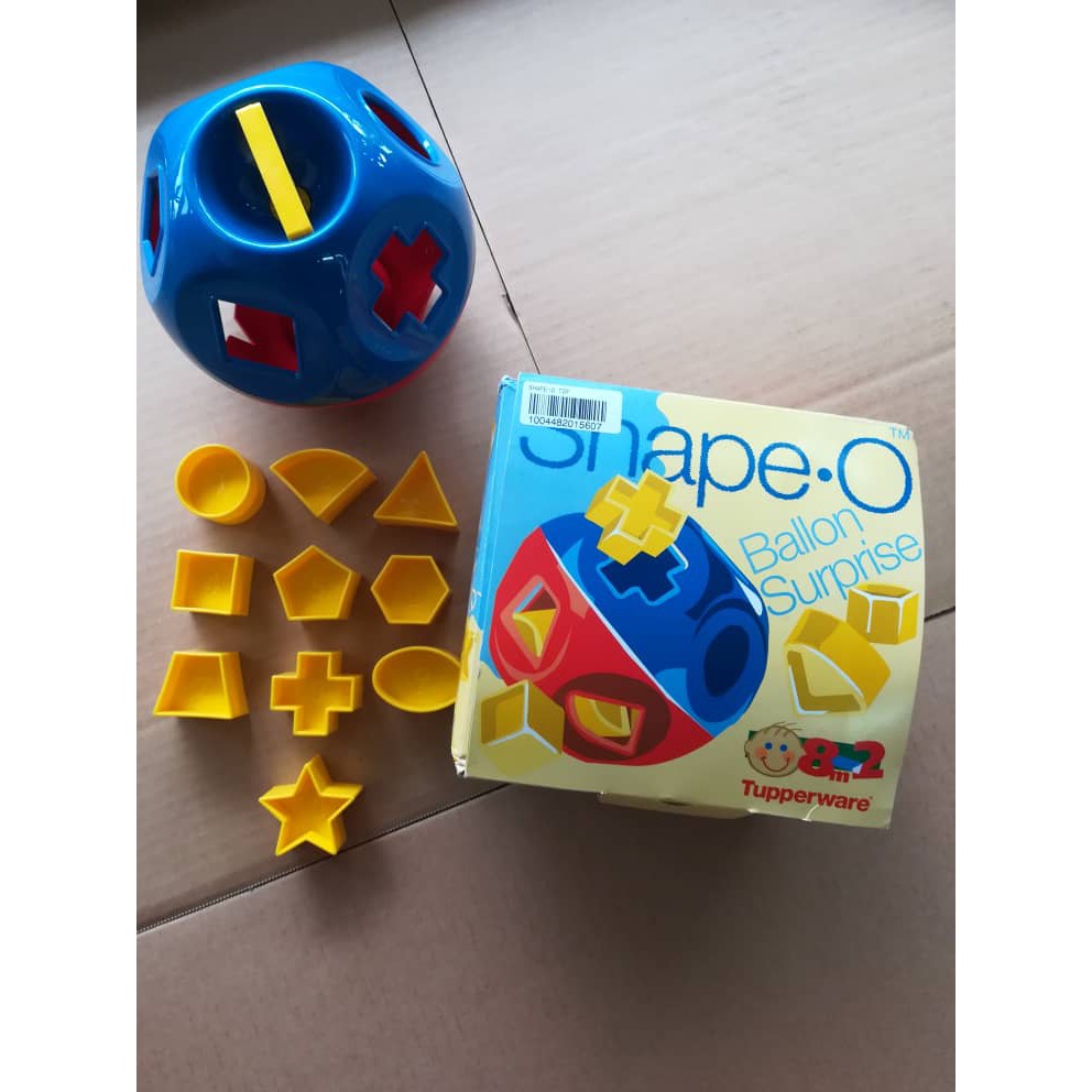 tupperware shape sorter age