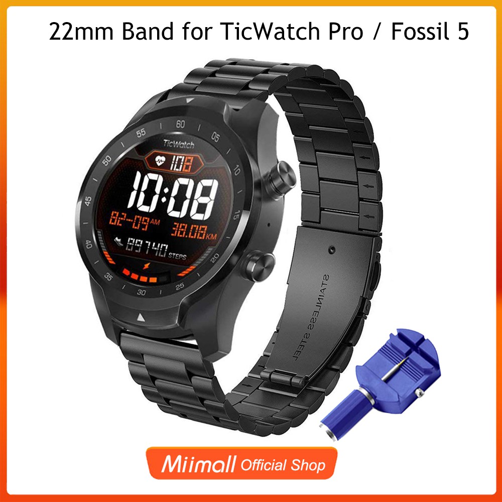 ticwatch pro metal band