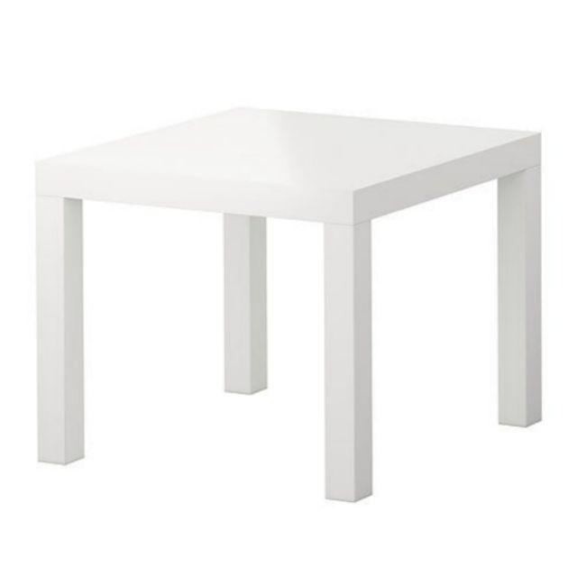 Ikea Lack Side Coffee Table White Black 55x55cm Shopee Malaysia