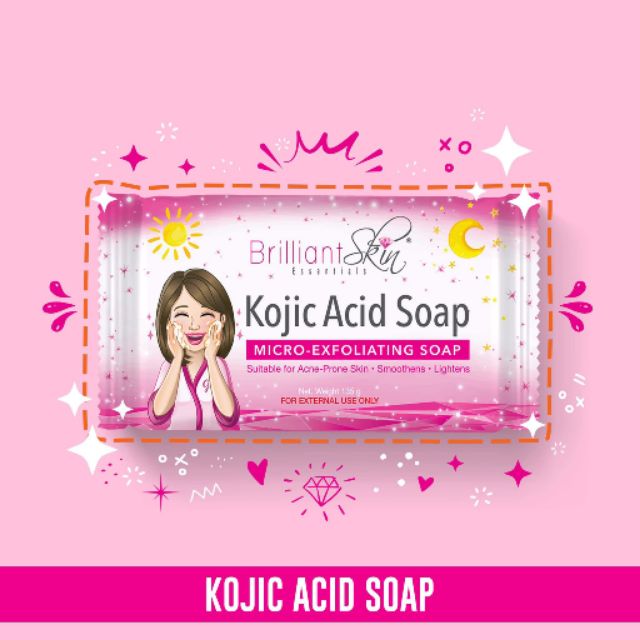 Brilliant Skin Kojic Acid Soap 135g Shopee Malaysia