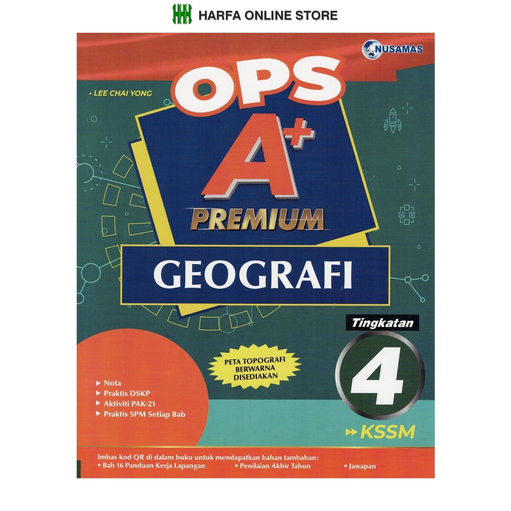 Buku Latihan OPS A+ Premium Geografi Tingkatan 4 KSSM  Shopee Malaysia