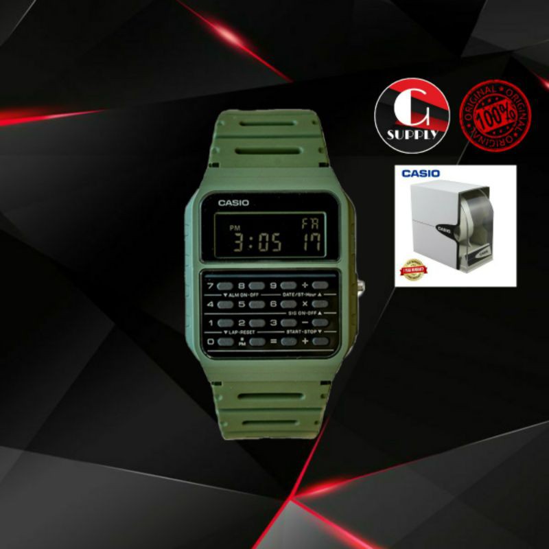 Original Casio Standard Ca53wf Ca 53wf 3b Ca 53wf 3 Calculator Watch Vintage Series Include 1 Year Warranty Shopee Malaysia