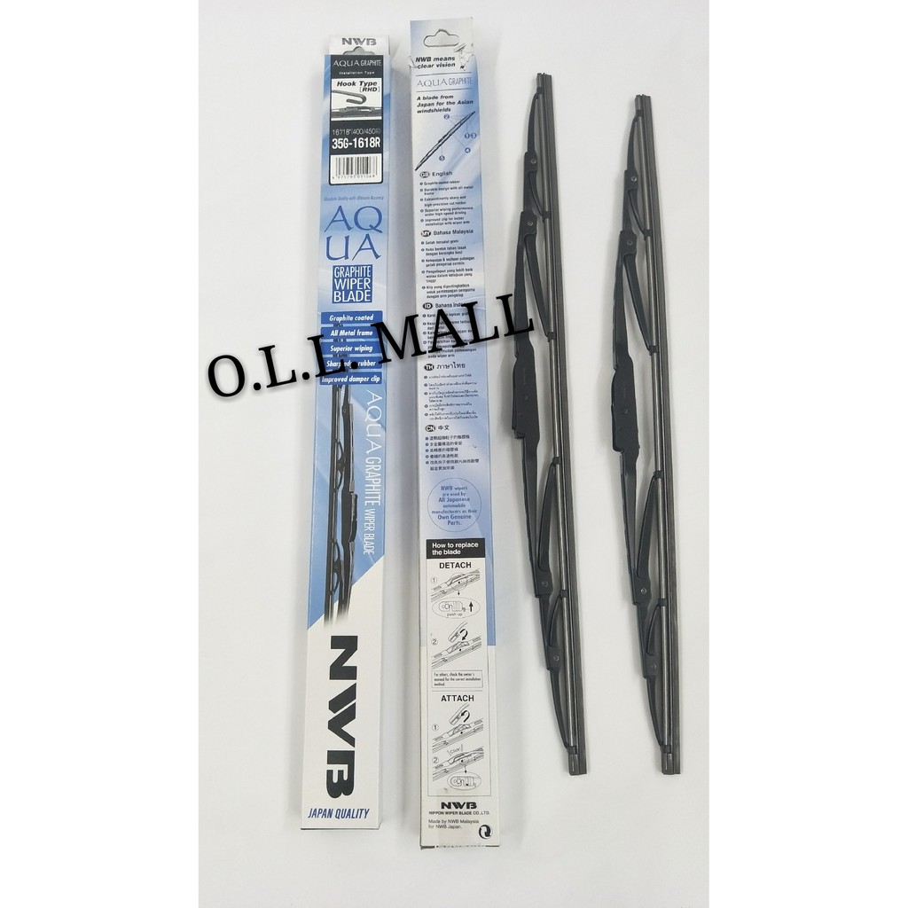 PERODUA KANCIL / KELISA NWB JAPAN AQUA WIPER BLADE ( 18 