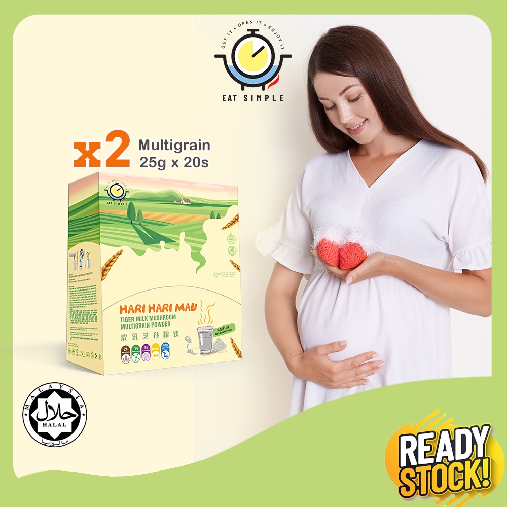 Pregnancy Set Tiger Milk Mushroom Multigrain (2 Box) Shopee Malaysia