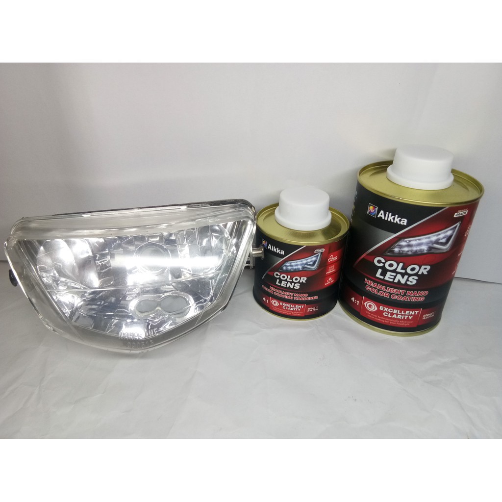 AIKKA CL8 COLOR LENS HEADLIGHT NANO COLOR COATING 41 TRANSPARENT