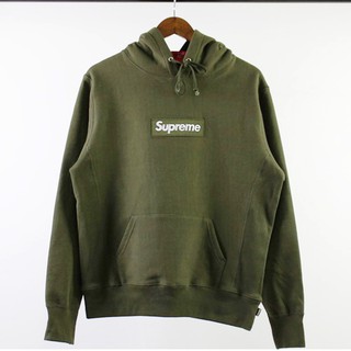 army green supreme hoodie