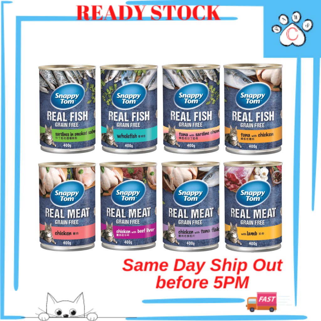 Snappy Tom - Cat Wet Canned Food (400g) | Shopee Malaysia